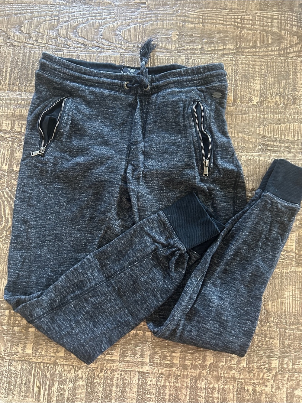 Women’s Dark Gray Jogger Sweatpants with Zip Pockets